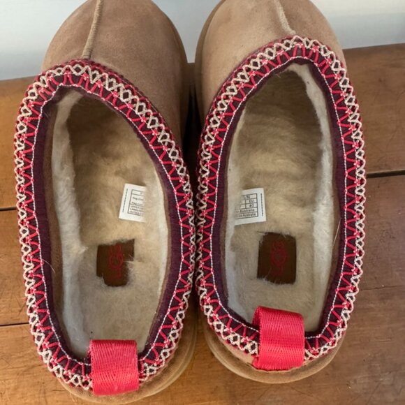 Women's UGG Tazz Platform Slipper Chestnut Women's Tasman Chestnut Size 9 - Picture 6 of 6